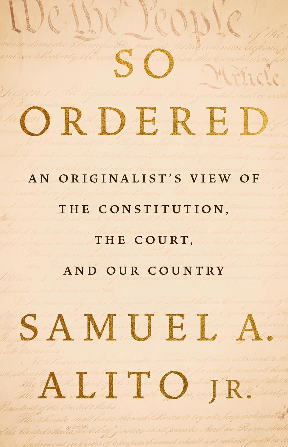 So Ordered by Justice Samuel A. Alito Jr.